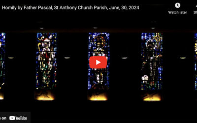 Homily by Father Pascal, St Anthony Church Parish, June, 30, 2024